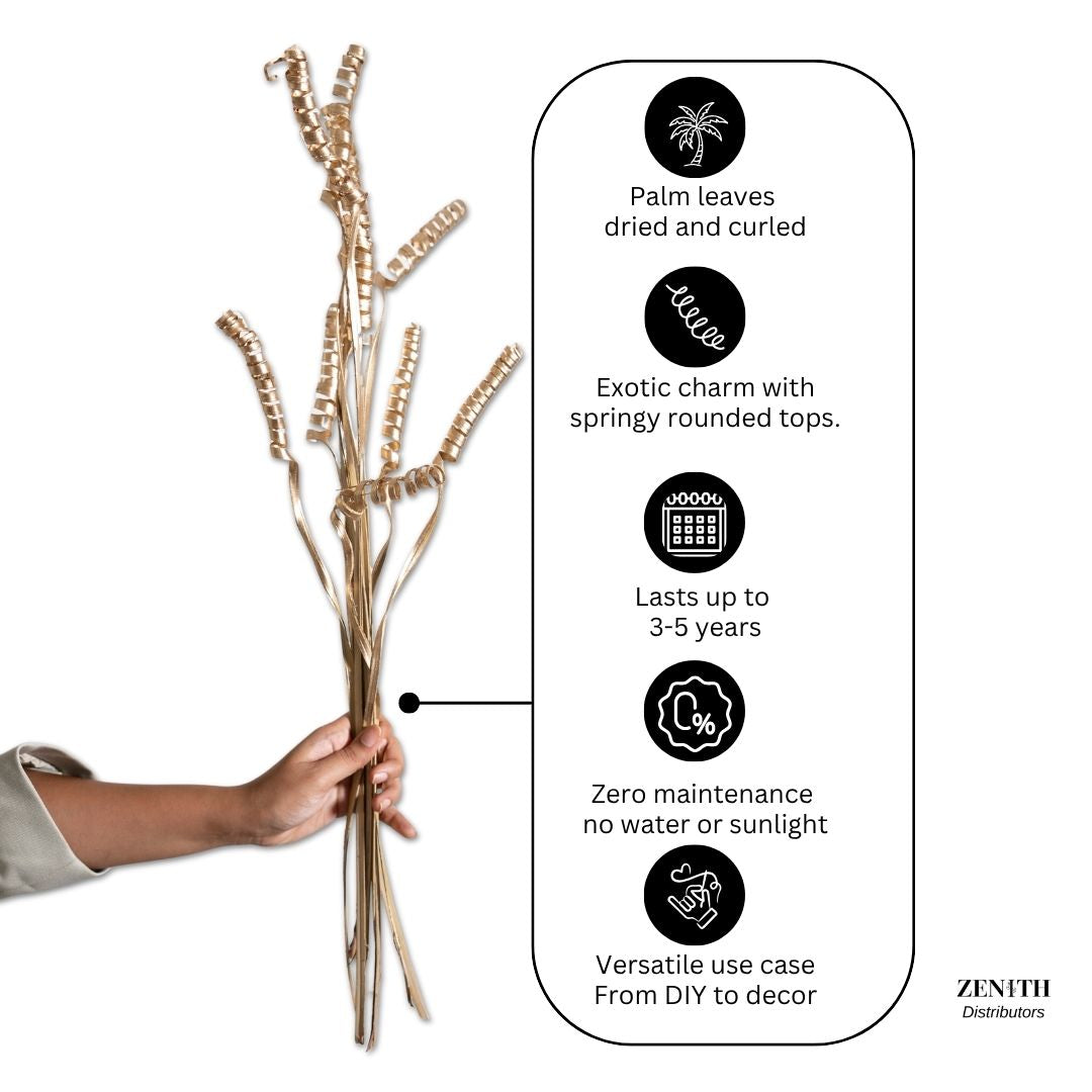 Spring Palm (Golden) | Set of 20 Sticks